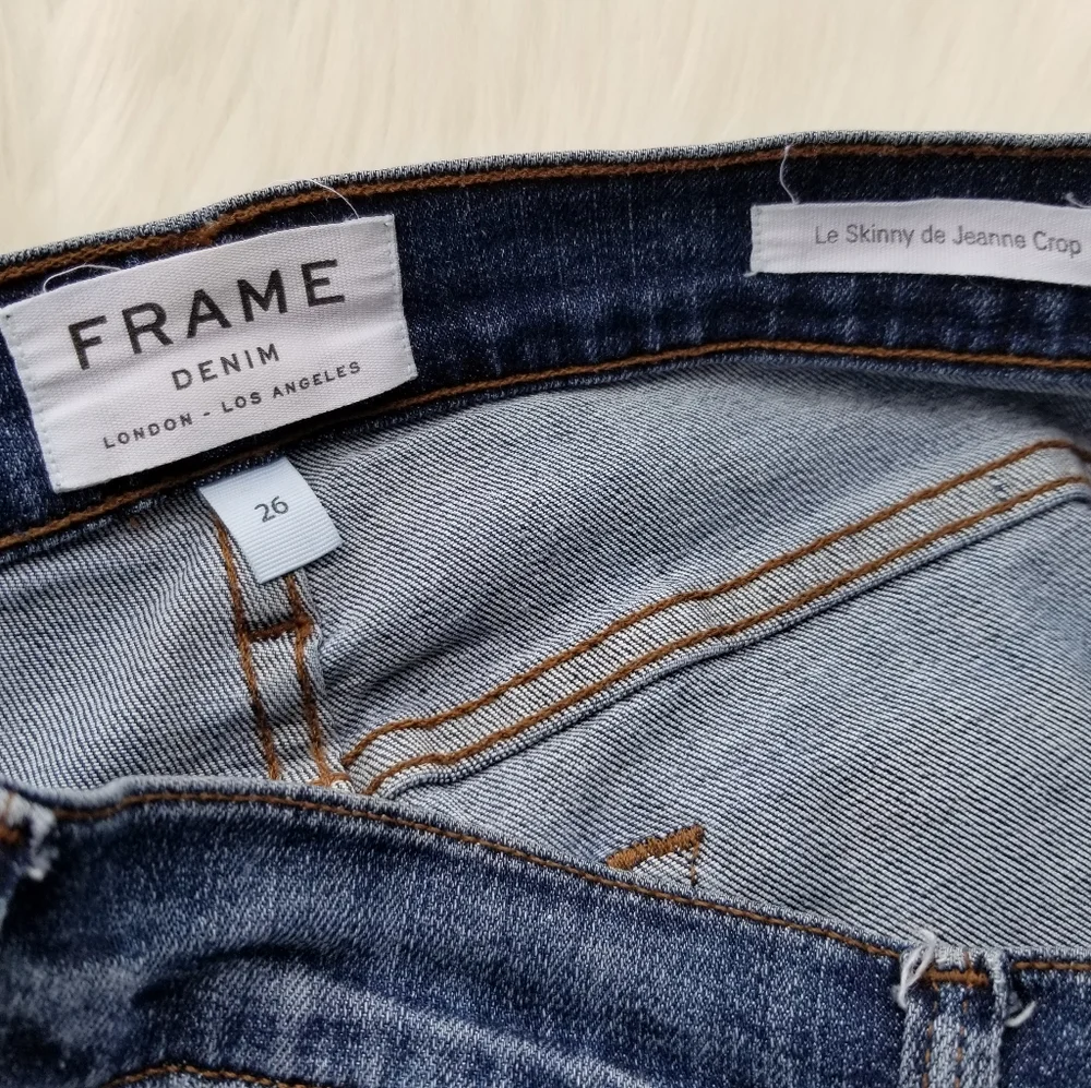 Frame Le Skinmy De Jeanne Crop Kingman - Picture 6 of 7
